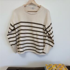 Madewell oversize stripe sweater
